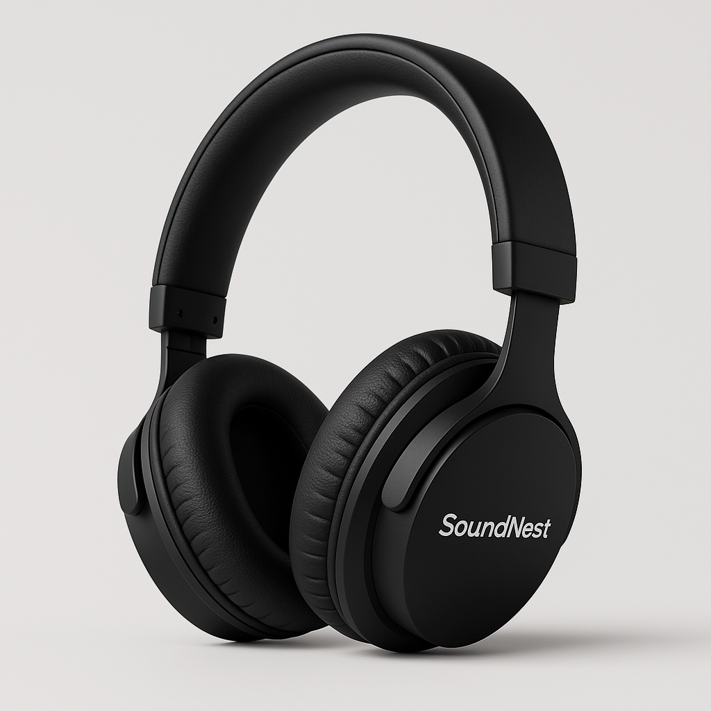 SoundNest Wireless Over-Ear Headphones